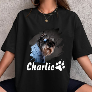 create your own pet shirt idea here custom photo tシャツ