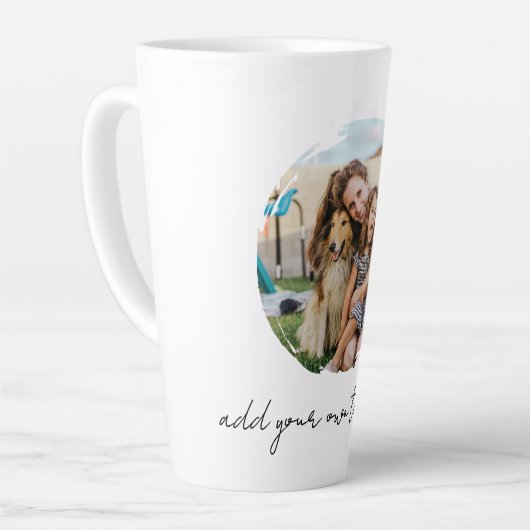Create Your Own Photo カフェラテマグ (左アングル)