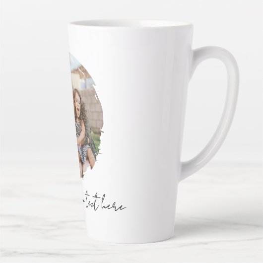 Create Your Own Photo カフェラテマグ (右)