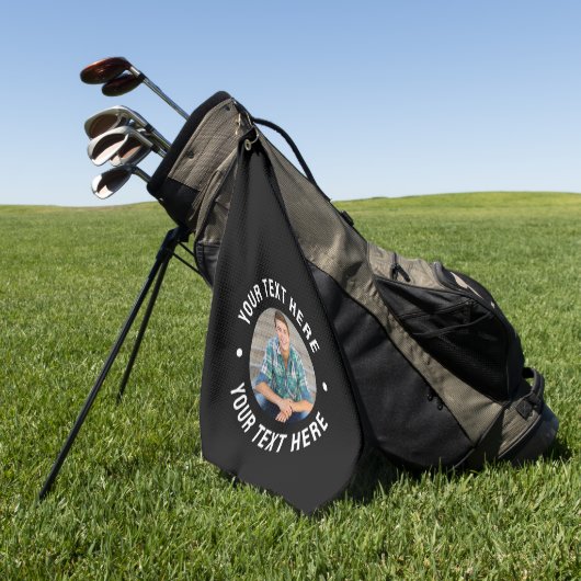 Create your Own Photo ゴルフタオル (グリーン)