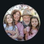 Create your Own Photo ダーツボード<br><div class="desc">Personalized Photo Dartboard. This custom dartboard features your own photo printed in the center, making it a fun and memorable gift for grandparents or any family member. Add a favorite family photo, a snapshot from a vacation, or a picture of someone special to turn it into a meaningful keepsake. The...</div>