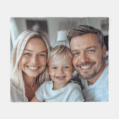 Create Your Own Photo フリースブランケット (正面(横))