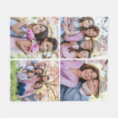 Create your Own Photo フリースブランケット (正面(横))