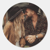 Create Your Own Photo ラウンドシール (正面)