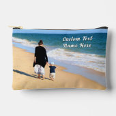 Create Your Own Photo and Custom Text Personalized アクセサリーポーチ (正面)
