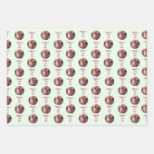 Create Your Own Photo and Message Personalized ラッピングペーパーシート (正面2)