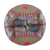 Create Your Own Photo And Text Baseball 野球ボール (正面)
