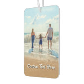 Create Your Own Photo Car Air Freshener with Text カーエアーフレッシュナー (左)