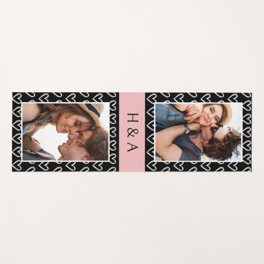 Create Your Own Photo Collage Monogram  ヨガマット (正面(横))