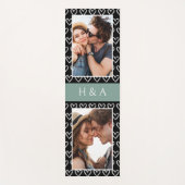 Create Your Own Photo Collage Sage Green Monogram  ヨガマット (正面)