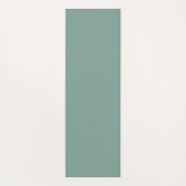 Create Your Own Photo Collage Sage Green Monogram  ヨガマット (裏面)