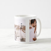 Create Your Own Photo Collage Wedding Newlywed コーヒーマグカップ (正面右)