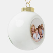 Create Your Own Photo Custom Pic DIY セラミックボールオーナメント (左)