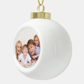 Create Your Own Photo Custom Pic DIY セラミックボールオーナメント (右)