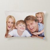 Create Your Own Photo Custom Pic Double Sided アクセントクッション (裏面)