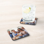 Create Your Own Photo Custom Pic Two Photo 2 Sided コースター (右側)