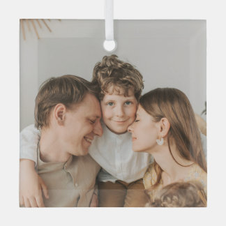 Create Your Own Photo Custom Picture DIY ガラスオーナメント