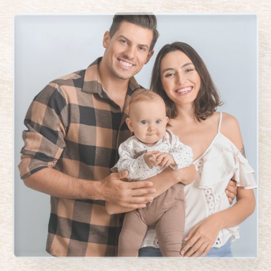 Create Your Own Photo Custom Picture DIY  ガラスコースター (正面)