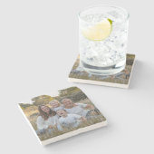 Create Your Own Photo Custom Picture DIY ストーンコースター (横)
