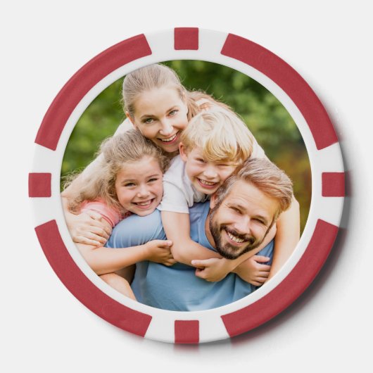 Create Your Own Photo Custom Picture DIY ポーカーチップ (正面)