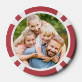 Create Your Own Photo Custom Picture DIY ポーカーチップ (裏面)