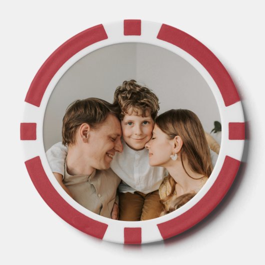 Create Your Own Photo Custom Picture DIY ポーカーチップ (正面)
