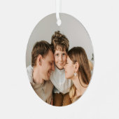 Create Your Own Photo Custom Picture DIY  メタルオーナメント (正面左)