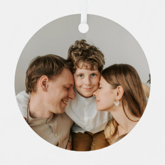 Create Your Own Photo Custom Picture DIY メタルオーナメント