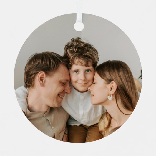 Create Your Own Photo Custom Picture DIY  メタルオーナメント (正面)
