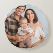 Create Your Own Photo Custom Picture DIY ラウンドクッション (裏面)