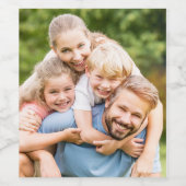 Create Your Own Photo Custom Picture DIY ワインラベル (シングルラベル)