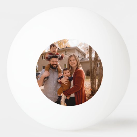 Create Your Own Photo Custom Picture DIY  卓球ボール (正面)