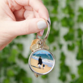 Create Your Own Photo Keychains Gift Custom Text キーホルダー (手)