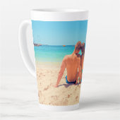 Create Your Own Photo Latte Mug Gift カフェラテマグ (左アングル)