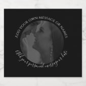 Create Your Own Photo Liquorボトル結婚 リキュールボトルラベル (シングルラベル)