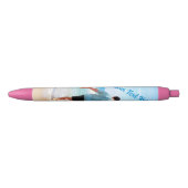 Create Your Own Photo Pen Gift Personalized Text 青ボールペン (正面)