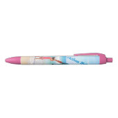 Create Your Own Photo Pen Gift Personalized Text 青ボールペン (トップ)