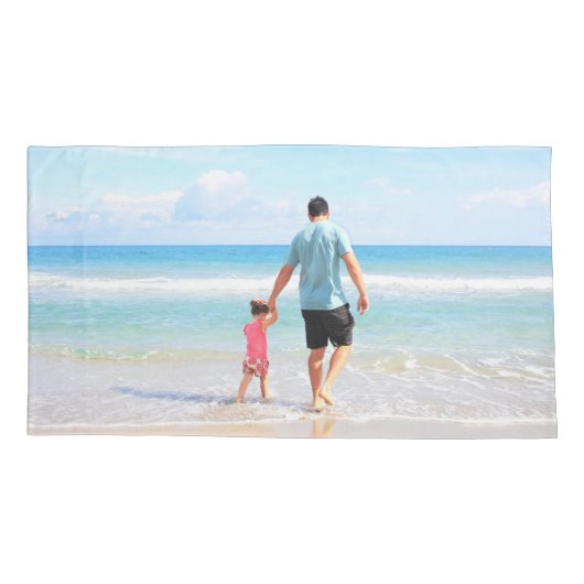 Create Your Own Photo Pillow Case Personalize Gift 枕カバー (裏面)