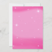 Create your own Photo Pink Girls Birthday Party 招待状 (裏面)
