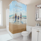Create Your Own Photo Shower Curtain Custom Name シャワーカーテン (インサイチュ)