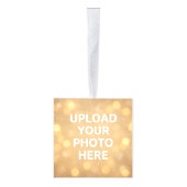 Create your own Photo Text キューブオーナメント (右)