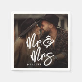 Create Your Own Photo Wedding スタンダードカクテルナプキン (正面)