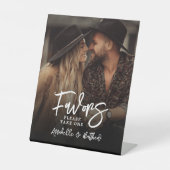 Create Your Own Photo Wedding Favor Table Sign 台座サイン (正面)