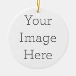 Create Your Own Porcelain Circle Ornament セラミックオーナメント