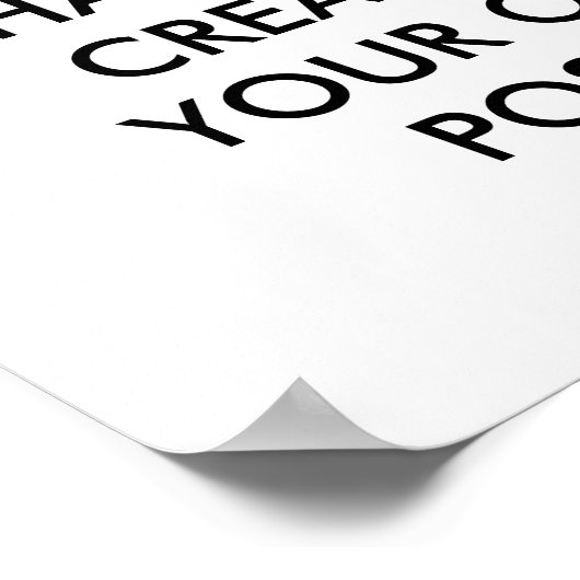 Create Your Own Poster ポスター (角)