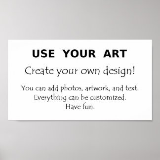 Create your own posters add art photos yourself ポスター