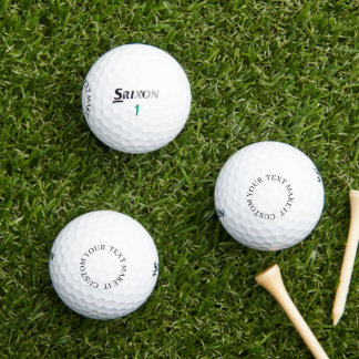 create your own professional Srixon Soft Feel 13 ゴルフボール