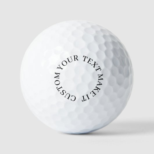 create your own professional Value Golf Ball ゴルフボール (正面)