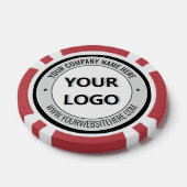 Create Your Own Promo Branded Poker Chips Template ポーカーチップ (シングル)