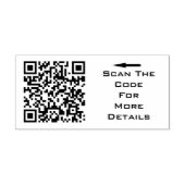 Create Your Own QR code  ラバースタンプ (インプリント)